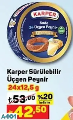 KARPER SÜRÜLEBİLİR ÜÇGEN PEYNİR KARPER SÜRÜLEBİLİR ÜÇGEN PEYNİR